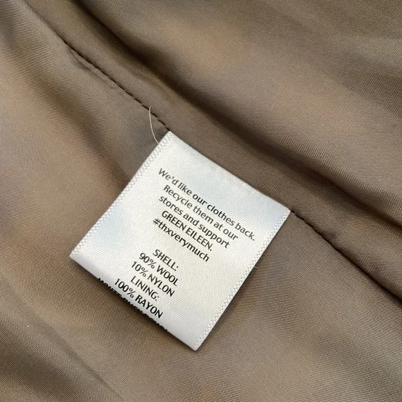 Eileen Fisher Wool blend Tweed Puff Vest sz XS - Picture 7 of 8